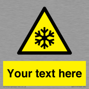 Custom Snowflake Sign